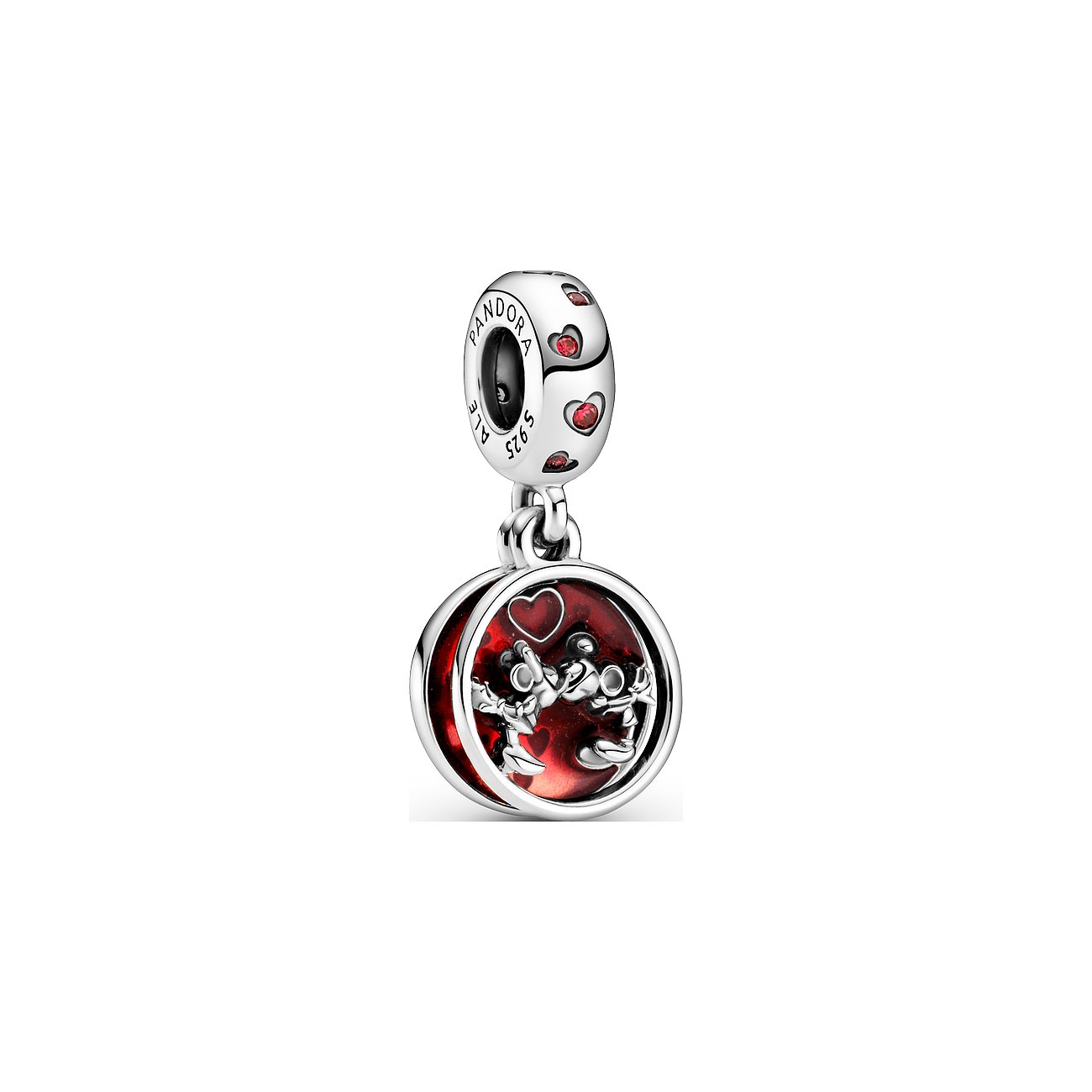 Pandora Charm Disney x Pandora Micky Maus \u0026 Minnie Maus Liebe und Küsse 799298C01