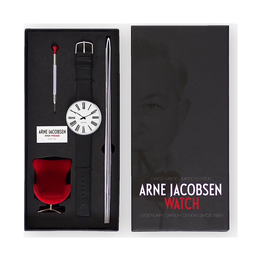 Arne Jacobsen Unisexuhr Roman 57303-201