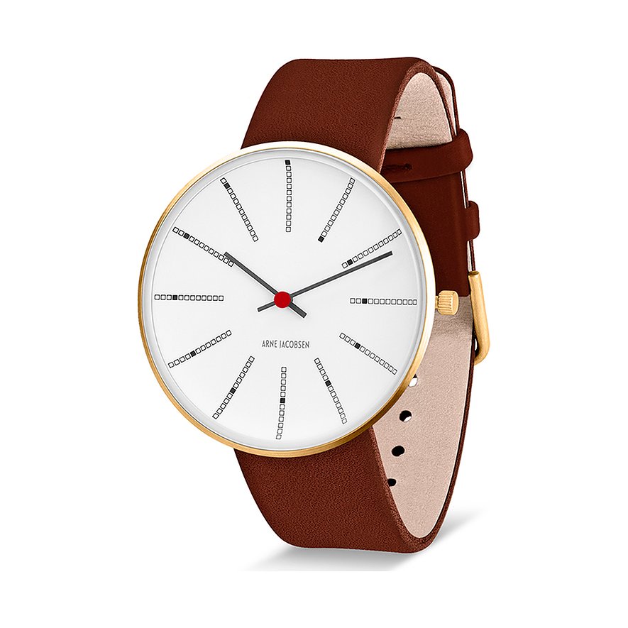 Arne Jacobsen Herrenuhr Bankers 53108-2007G