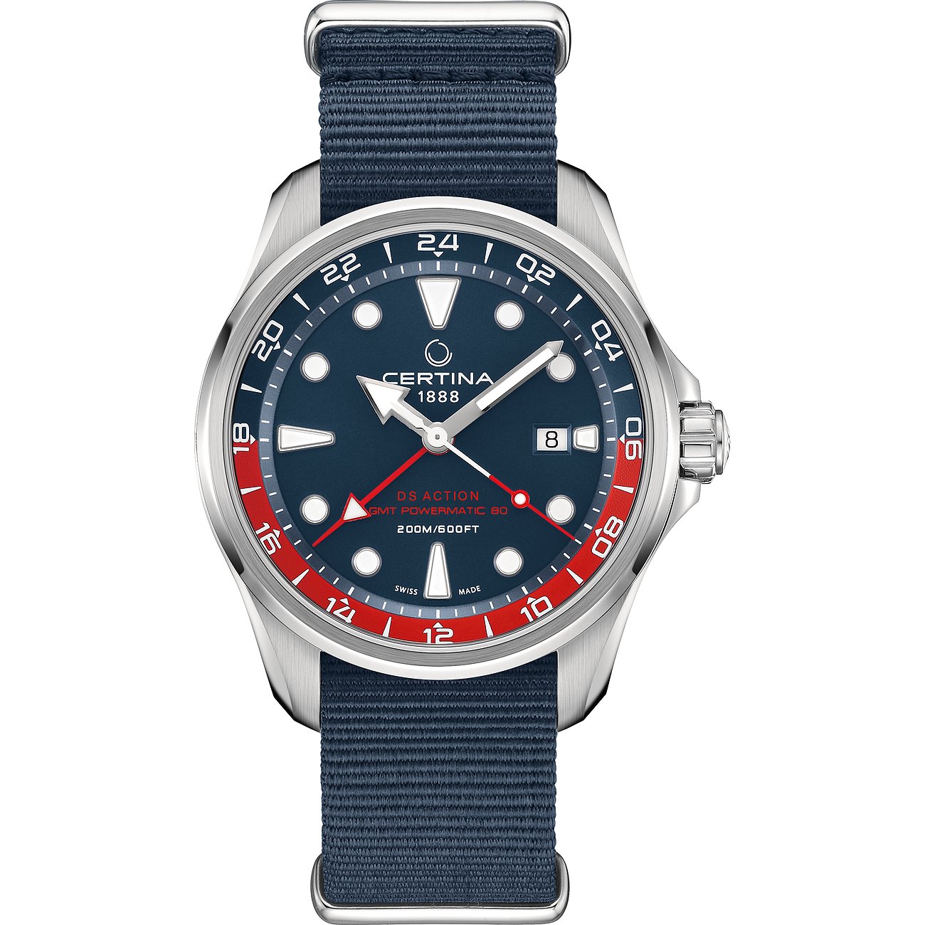 Certina Herrenuhr DS Action GMT C0324291804100