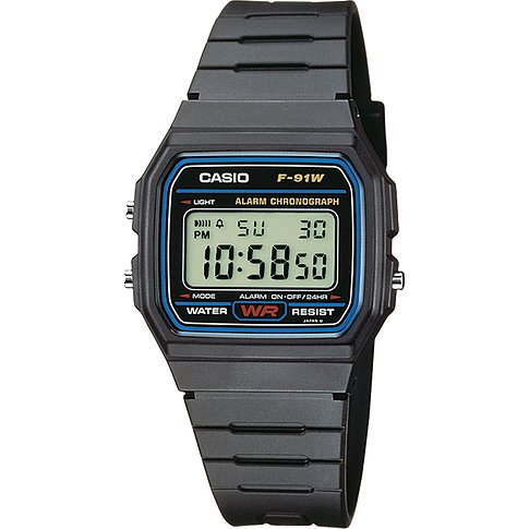 Casio Herrenuhr CASIO COLLECTION F 91W 1YER