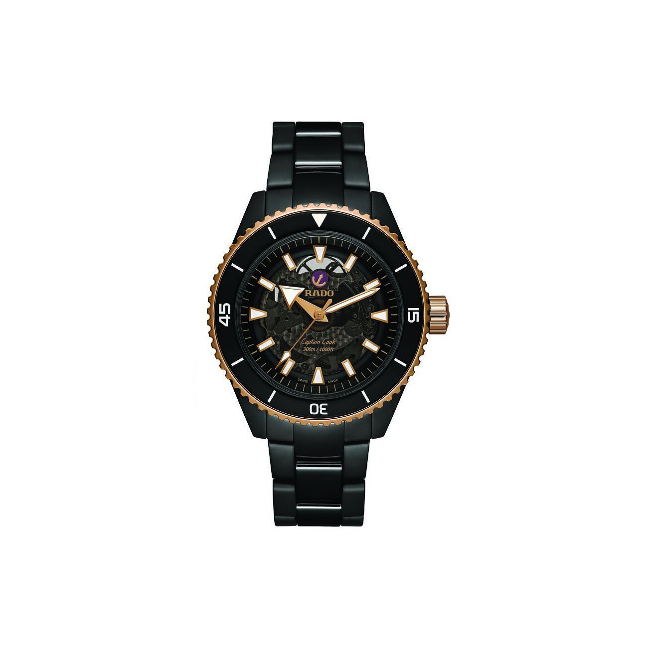 Rado Herrenuhr Captain Cook High-Tech Ceramic R32127162