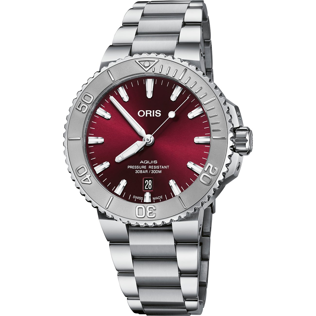 Oris Damenuhr Aquis 01 733 7766 4158-07 8 22 05PEB