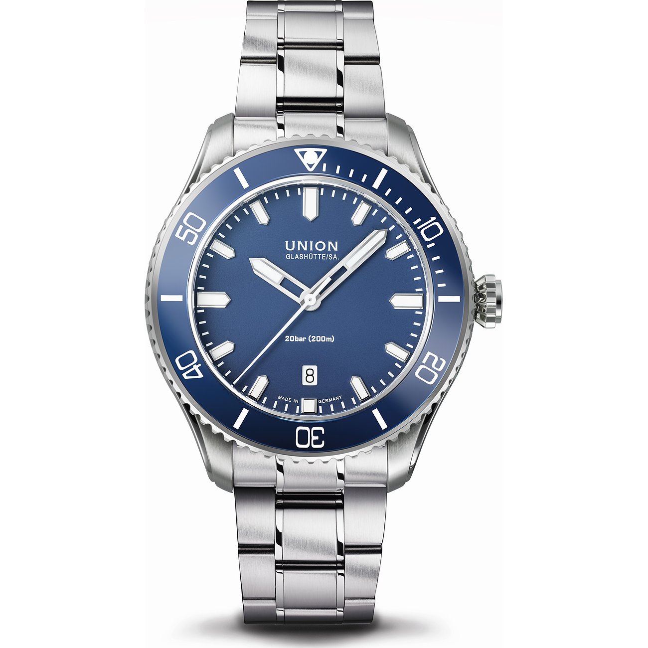 Union Glashütte Uhren-Set inkl. Wechselarmband Belisar Datum Sport D0099071104700