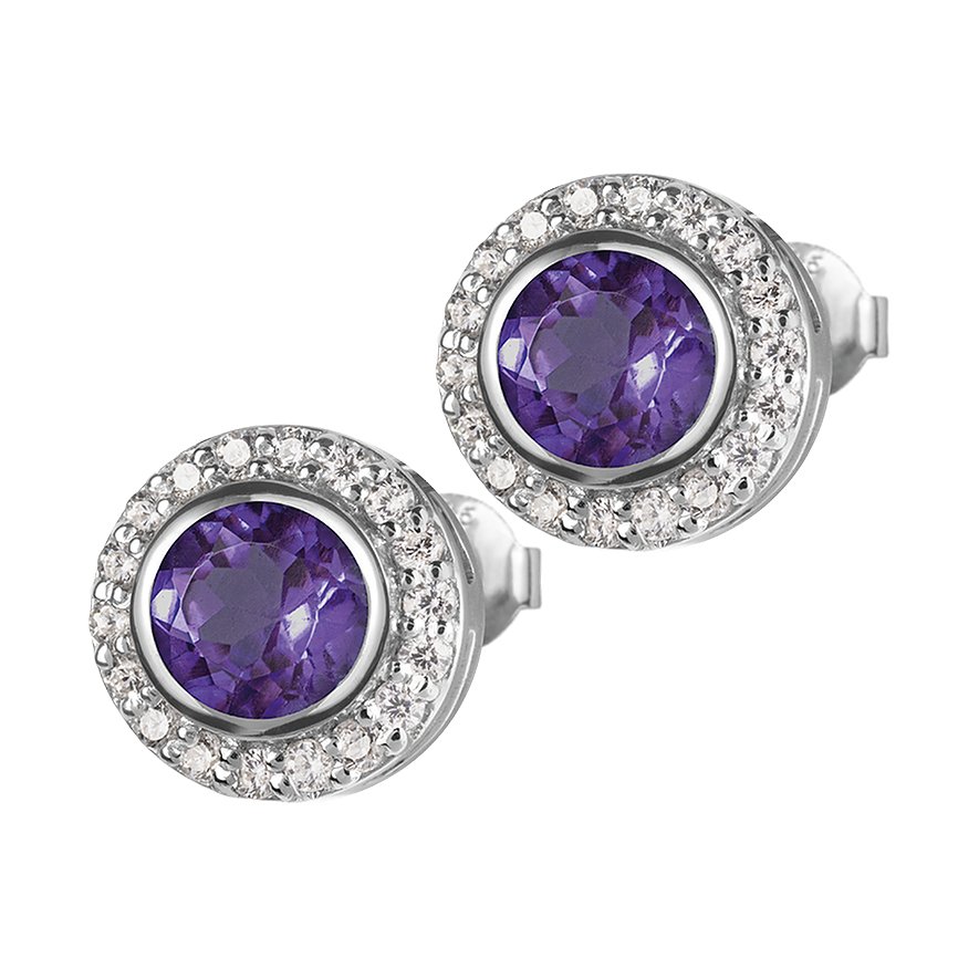 

Jacques Lemans Boucles d'oreilles à fermoir à poussette SE-O105B 925 Argent