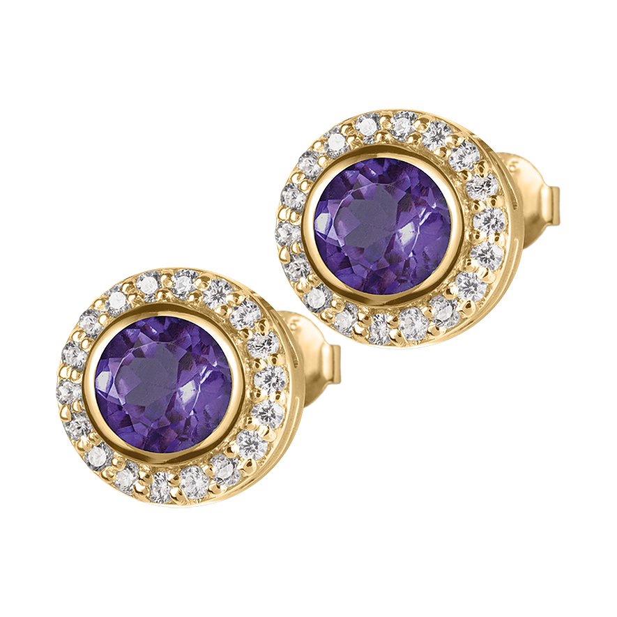 

Jacques Lemans Boucles d'oreilles à fermoir à poussette SE-O105G 925 Argent