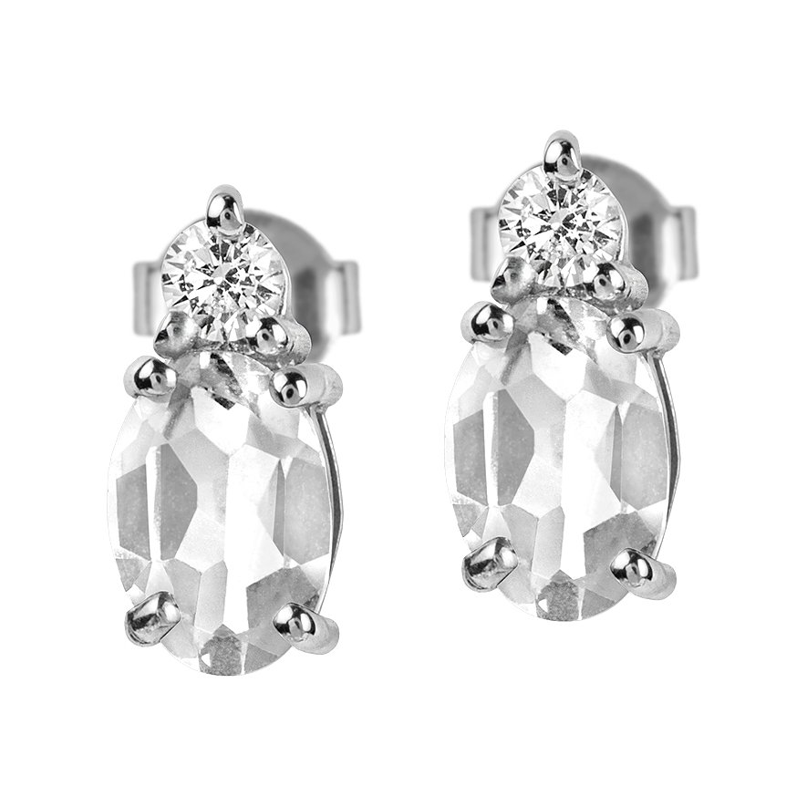 

Jacques Lemans Boucles d'oreilles à fermoir à poussette SE-O113A 925 Argent