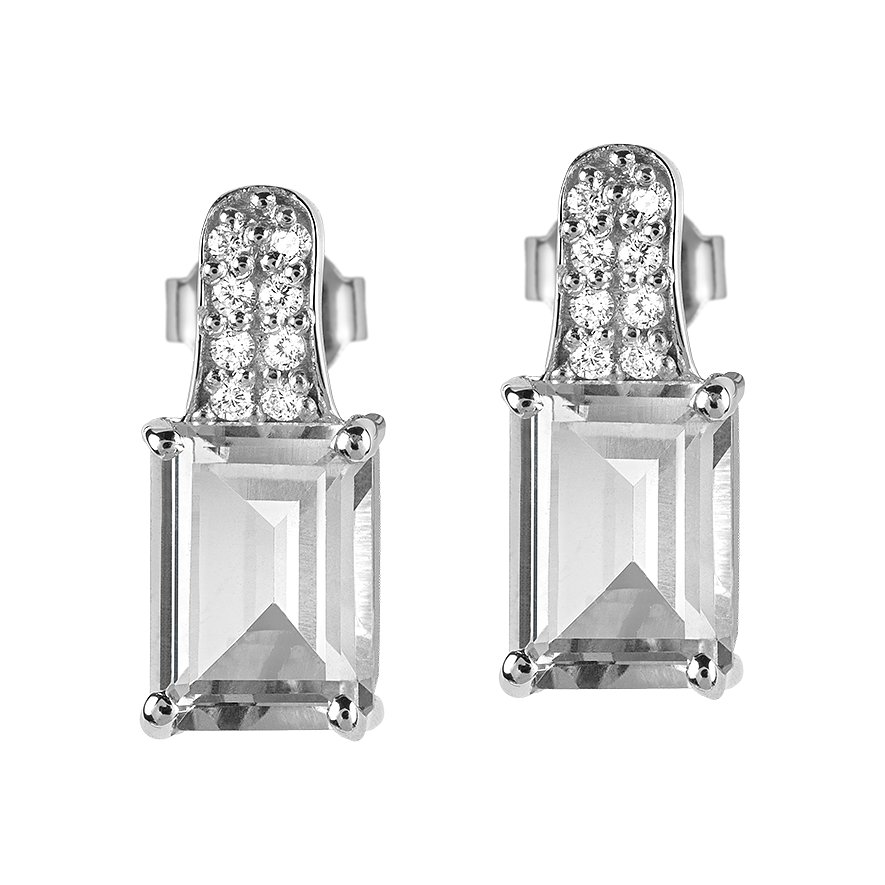 

Jacques Lemans Boucles d'oreilles à fermoir à poussette SE-O114A 925 Argent