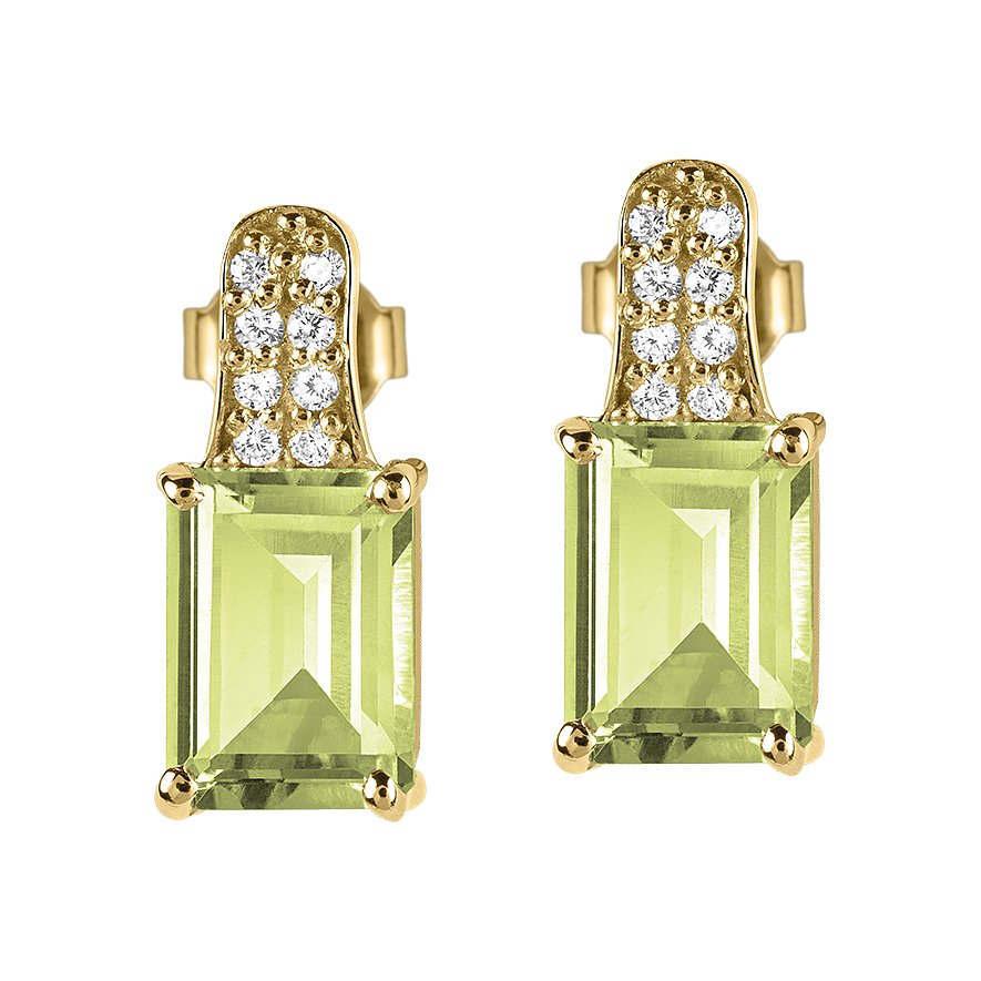 Jacques Lemans Boucles d'oreilles à fermoir à poussette SE-O114G 925 Argent