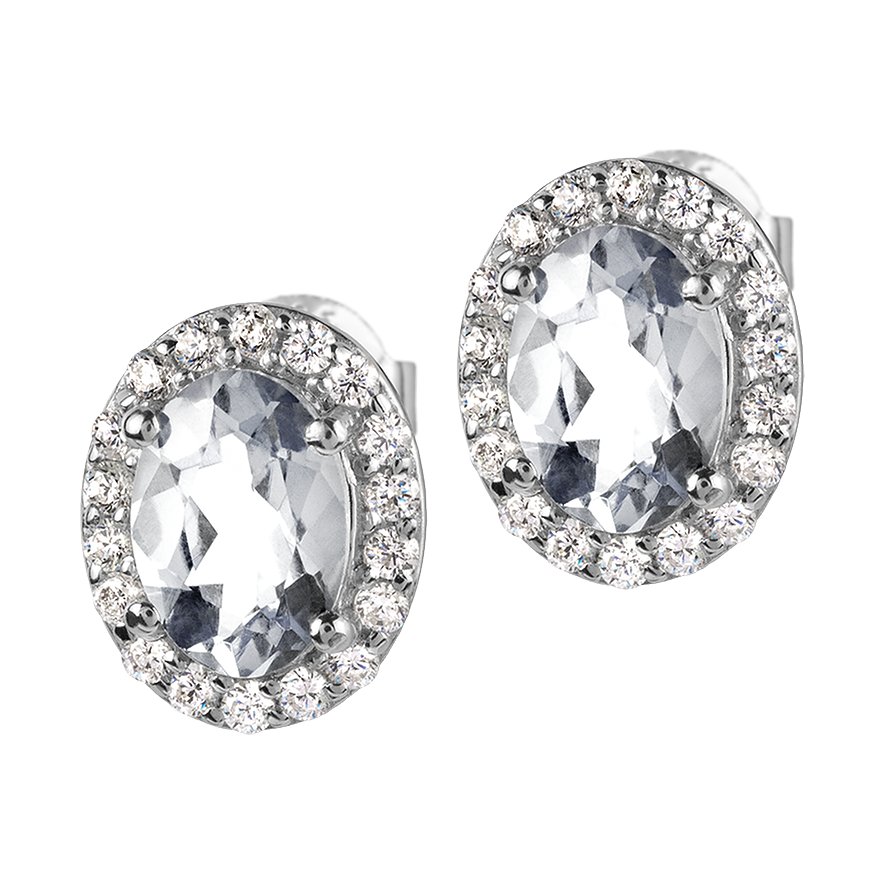 Jacques Lemans Boucles d'oreilles à fermoir à poussette SE-O116A 925 Argent