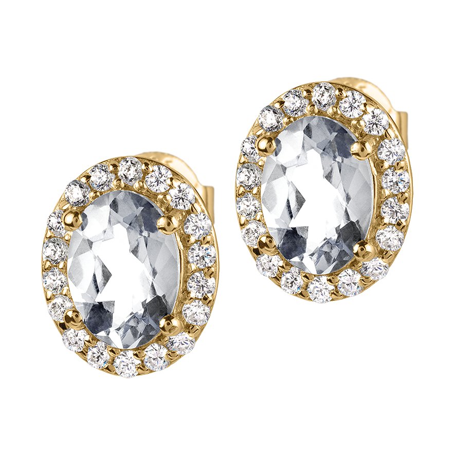 Jacques Lemans Boucles d'oreilles à fermoir à poussette SE-O116E 925 Argent