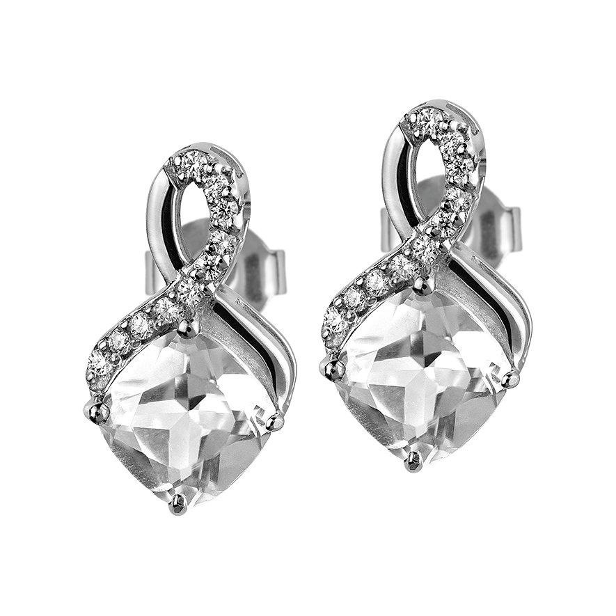 

Jacques Lemans Boucles d'oreilles à fermoir à poussette SE-O117A 925 Argent