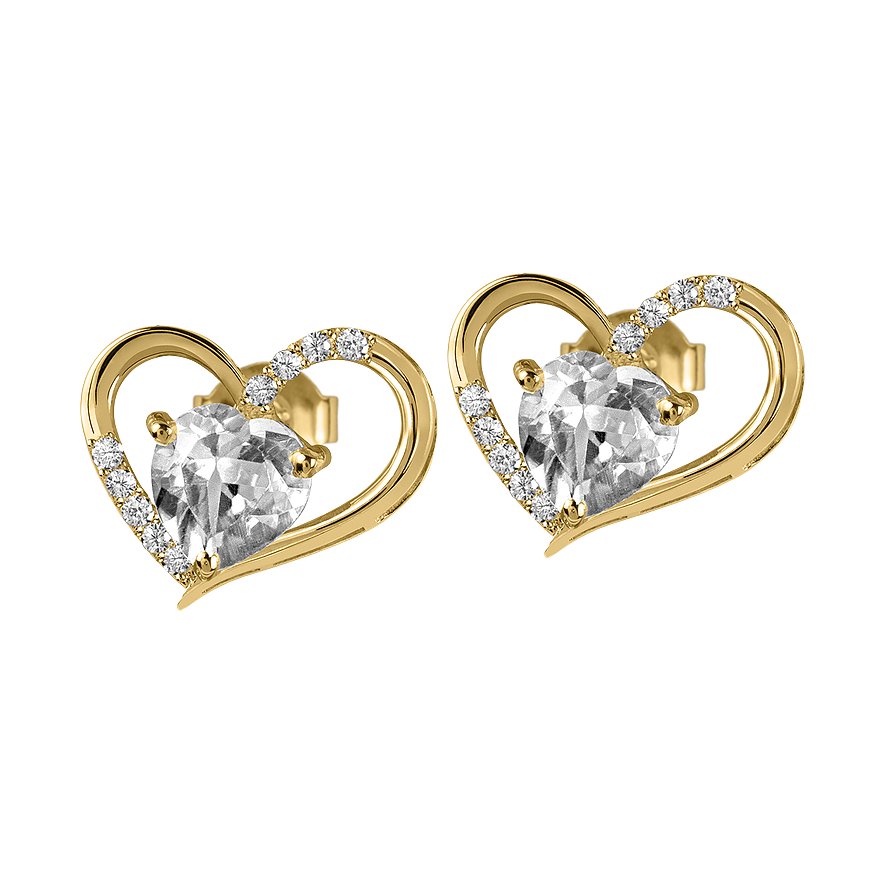 Jacques Lemans Boucles d'oreilles à fermoir à poussette SE-O118F 925 Argent