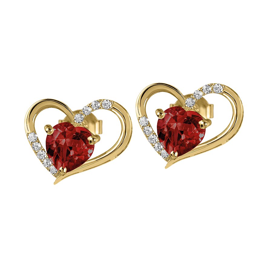 Jacques Lemans Boucles d'oreilles à fermoir à poussette SE-O118H 925 Argent