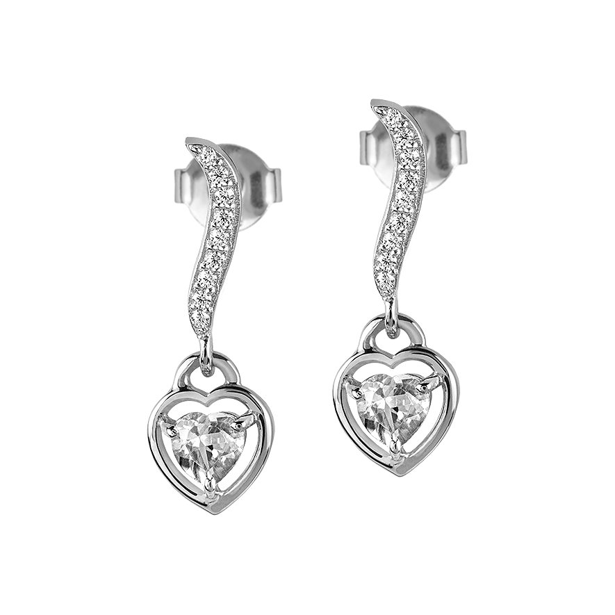 

Jacques Lemans Boucles d'oreilles à fermoir à poussette SE-O120A 925 Argent