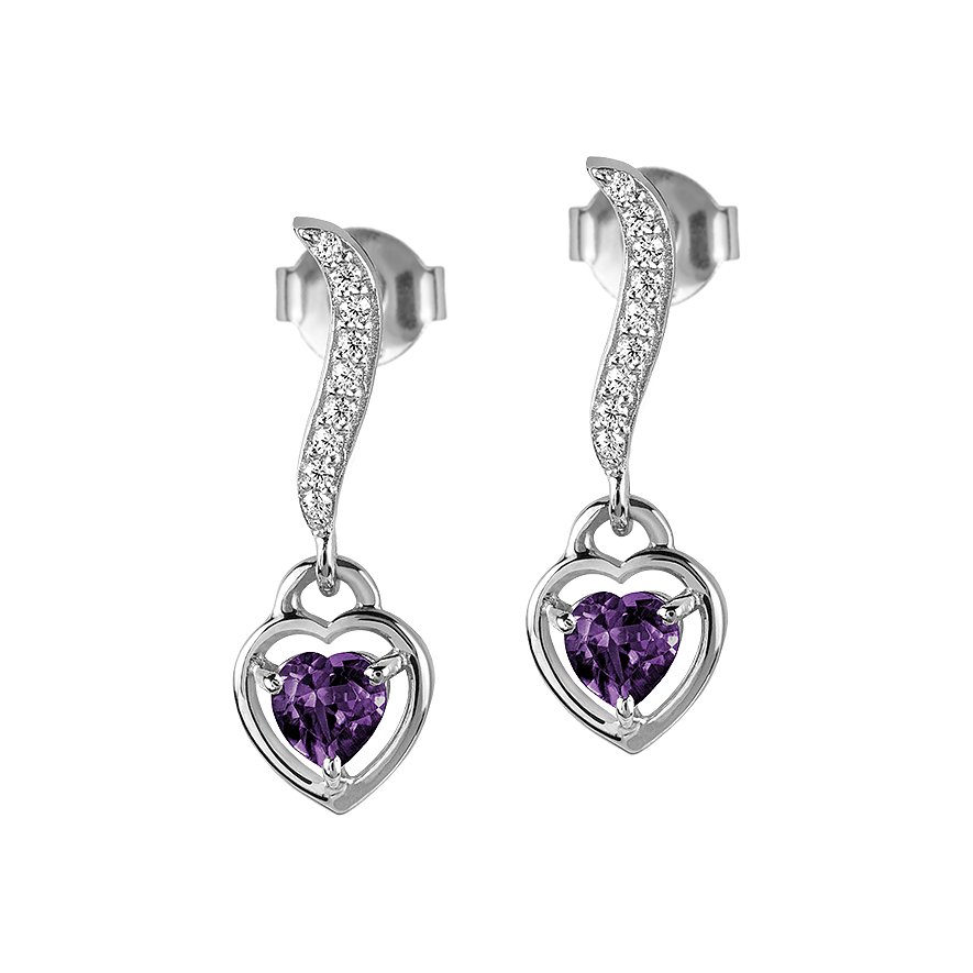 

Jacques Lemans Boucles d'oreilles à fermoir à poussette SE-O120E 925 Argent