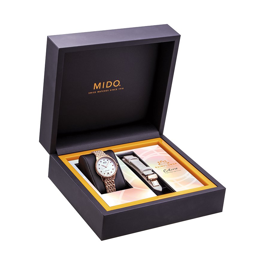 Mido Uhren-Set inkl. Wechselarmband Rainflower M0432073310900