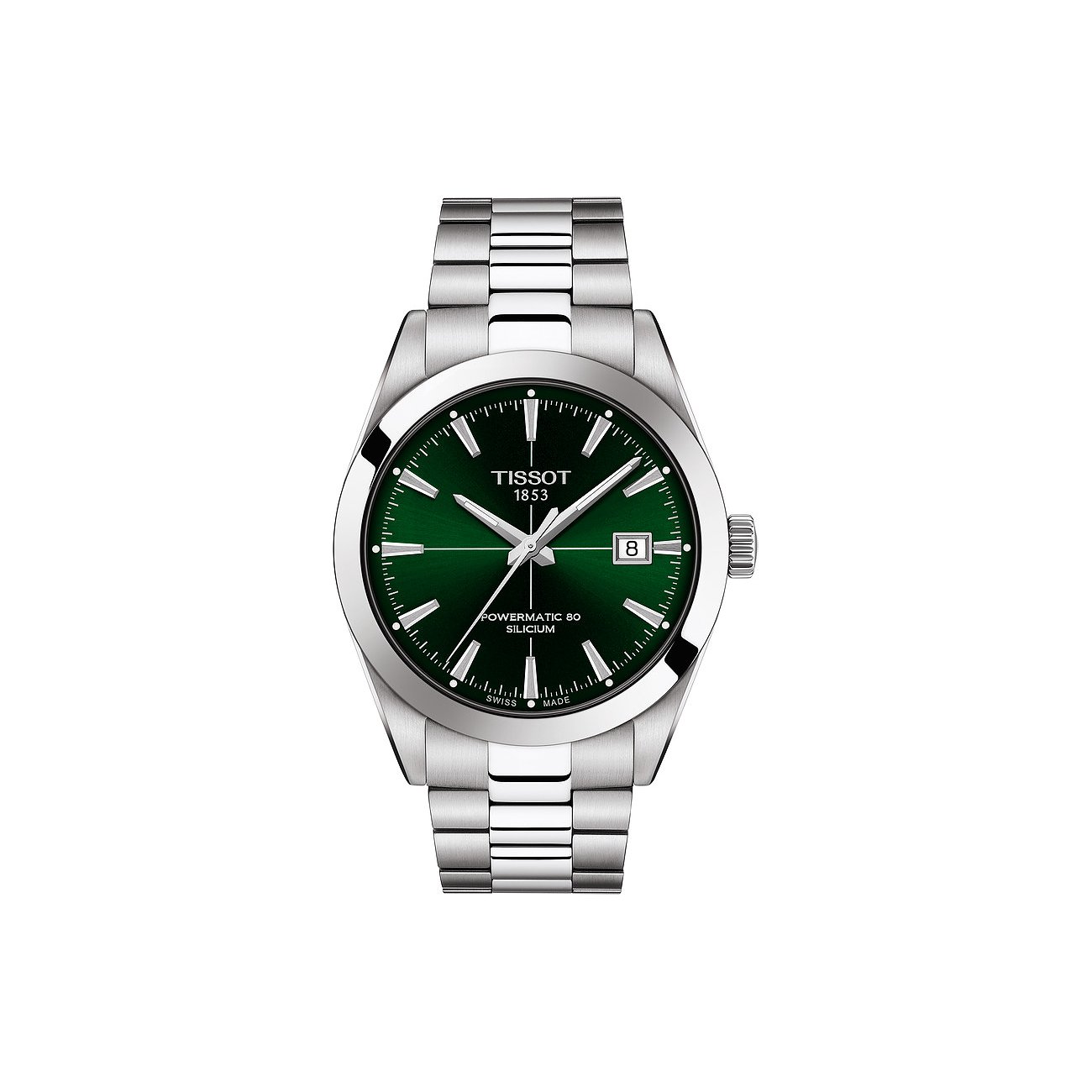 Tissot Herrenuhr Gentleman Powermatic 80 Silicium T1274071109101