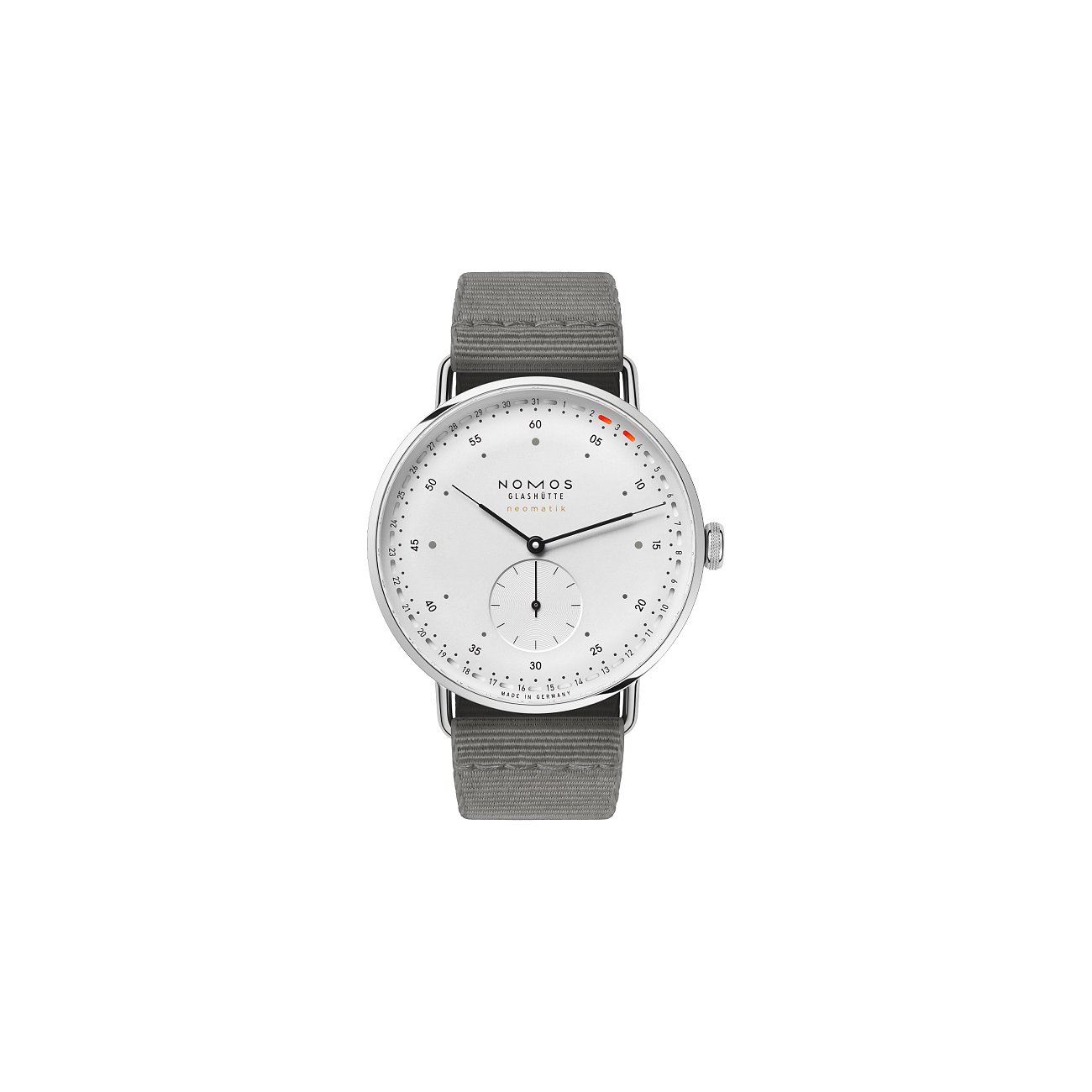 Nomos Glashütte Herrenuhr Metro neomatik 41 Update 1165