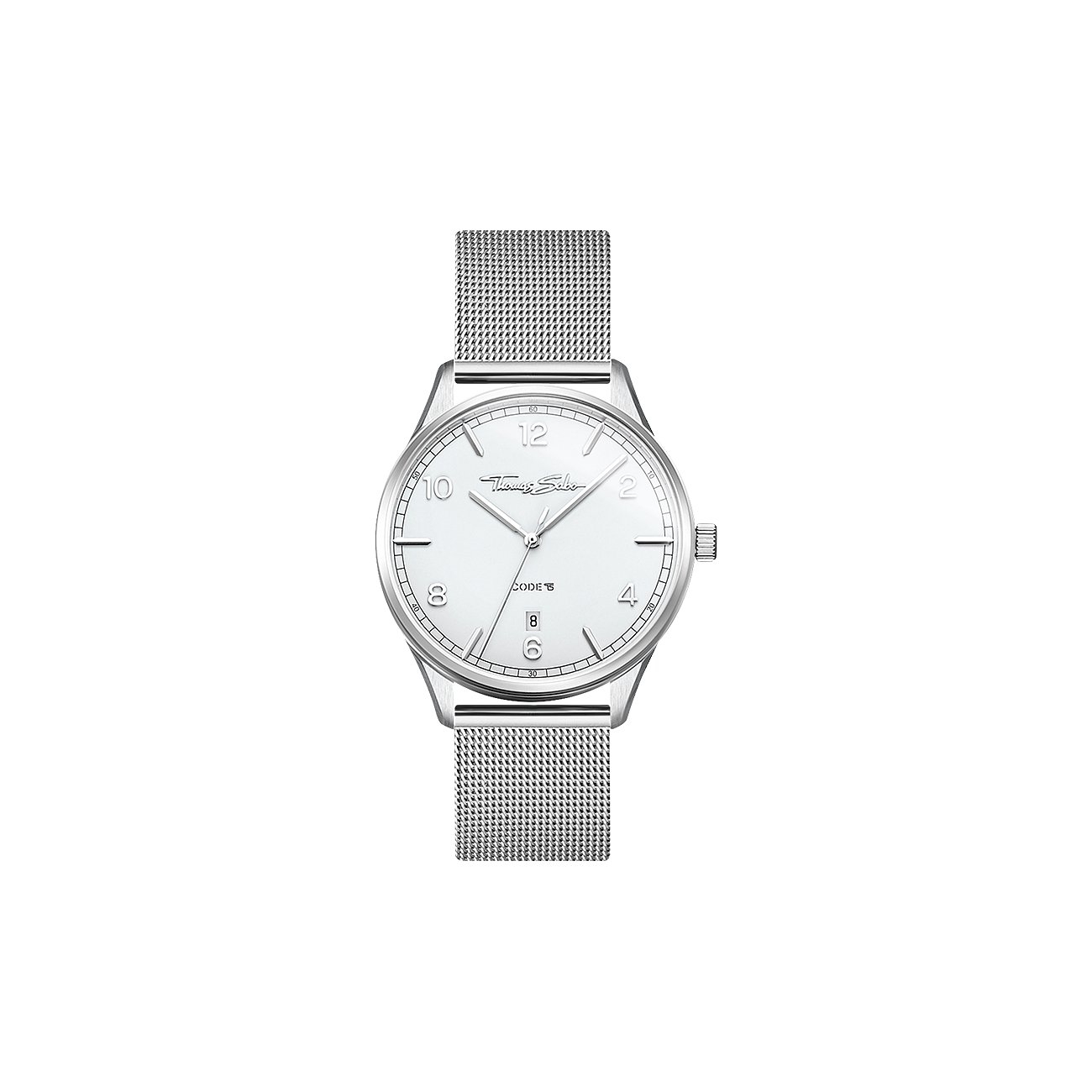 Thomas Sabo Damenuhr Sterling Silver WA0360-201-202-36 mm