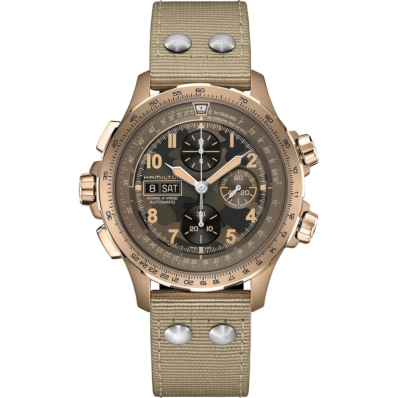 Hamilton Chronograph Khaki Aviation X-Wind Auto Chrono H77916920