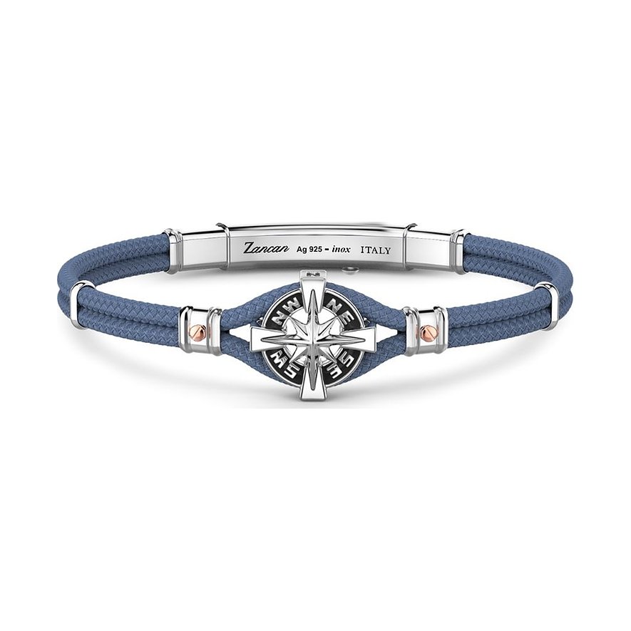 

Zancan Bracelet EXB862R-AV Textile, 925 Argent, Acier inoxydable