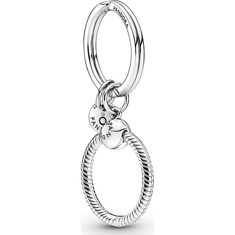 Pandora Ohrring aus 925er Silber mit Schlangenmuster.