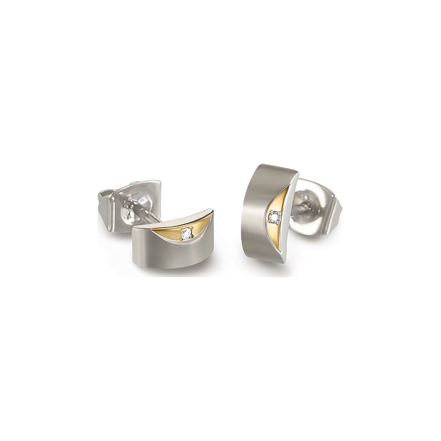 

Boccia Boucles d'oreilles à fermoir à poussette 05007-03 Titane
