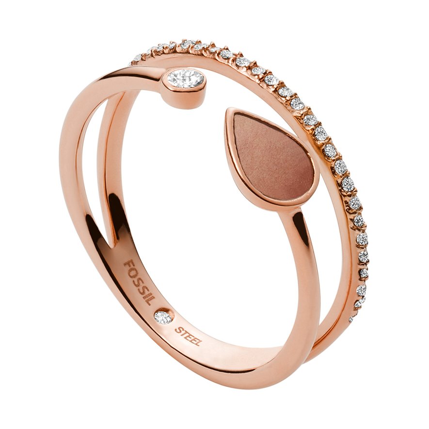 

Fossil Damenring JF03815791 Edelstahl