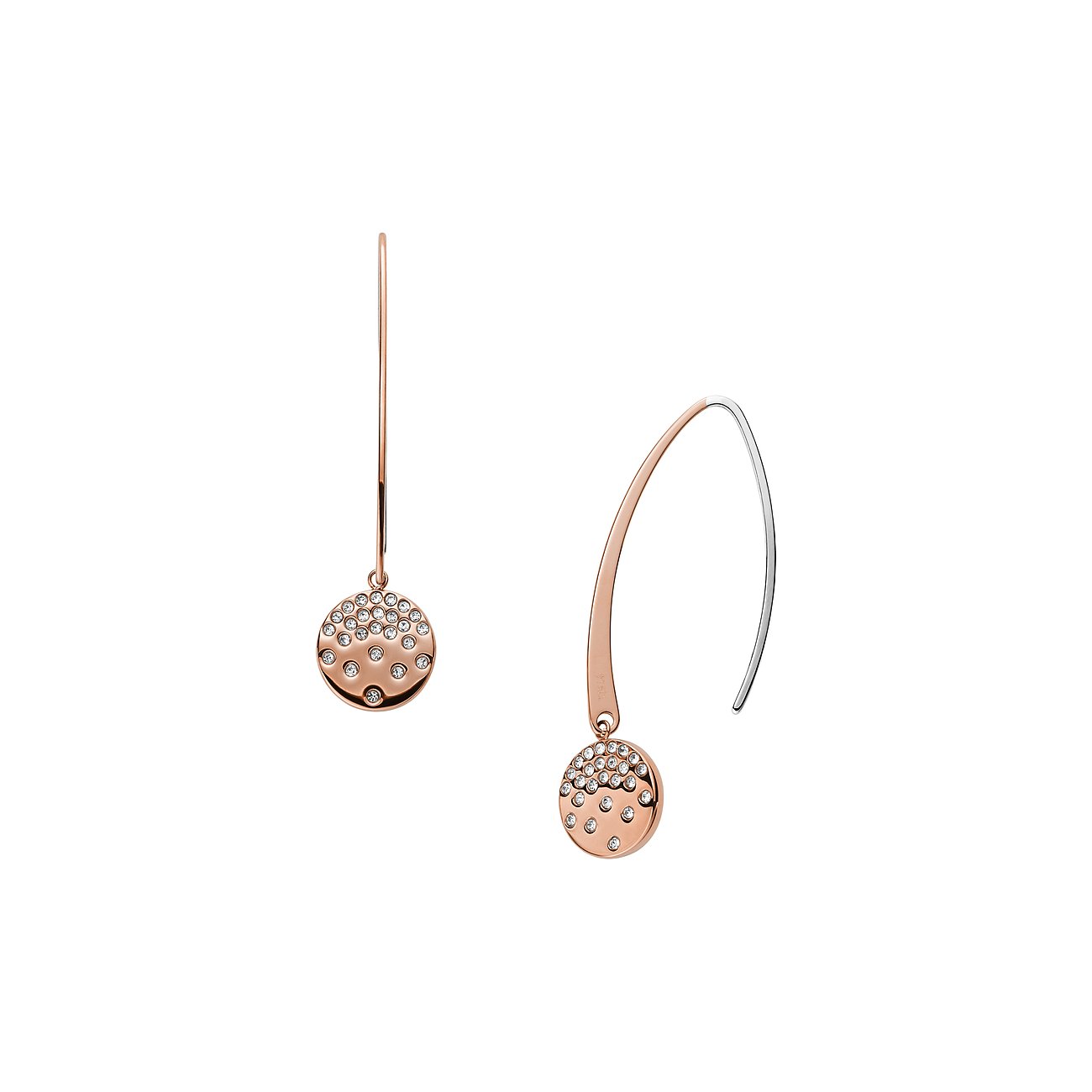 Boucles D'Oreilles Skagen Kariana - Acier Inoxydable, Longueur 40mm | Style Créole Élégant