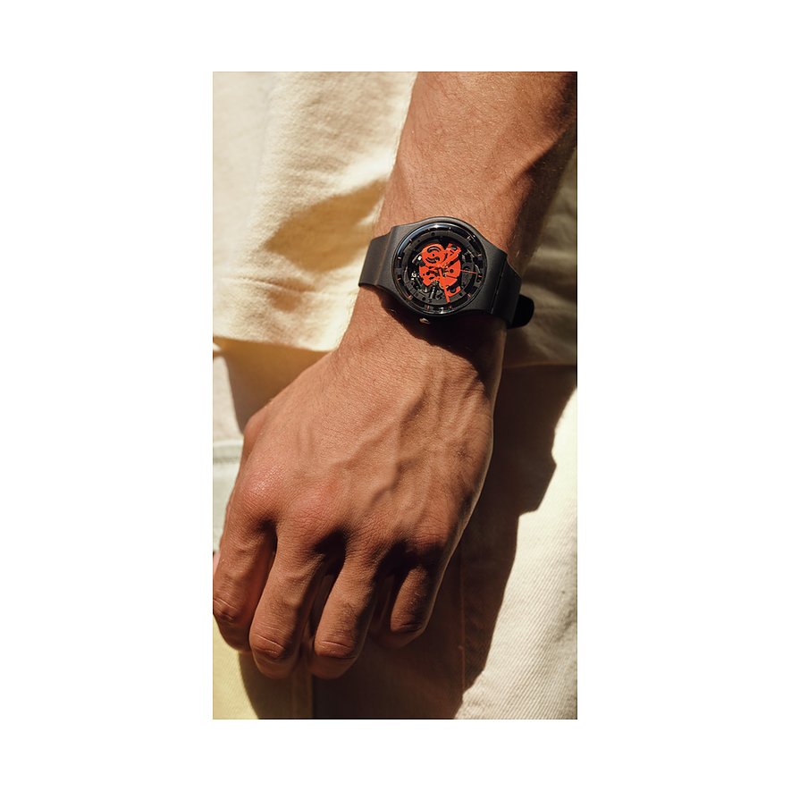 Swatch Unisexuhr Bioceramic SO32B110