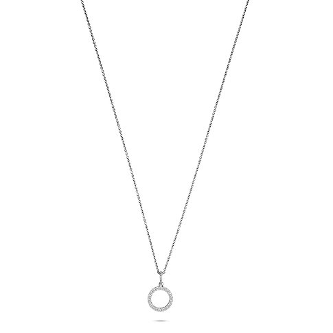 Collana FAVS in argento 925 con zircone.