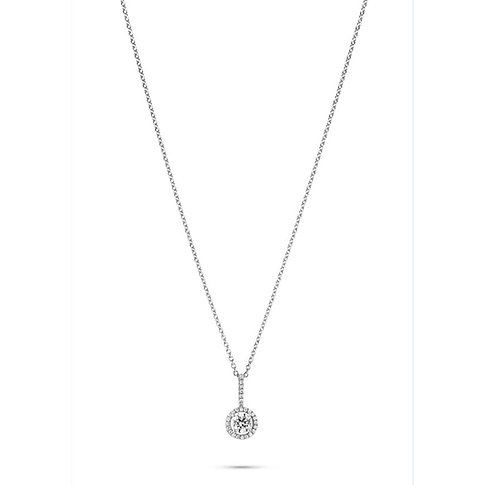 Collana FAVS in argento 925 con zircone.
