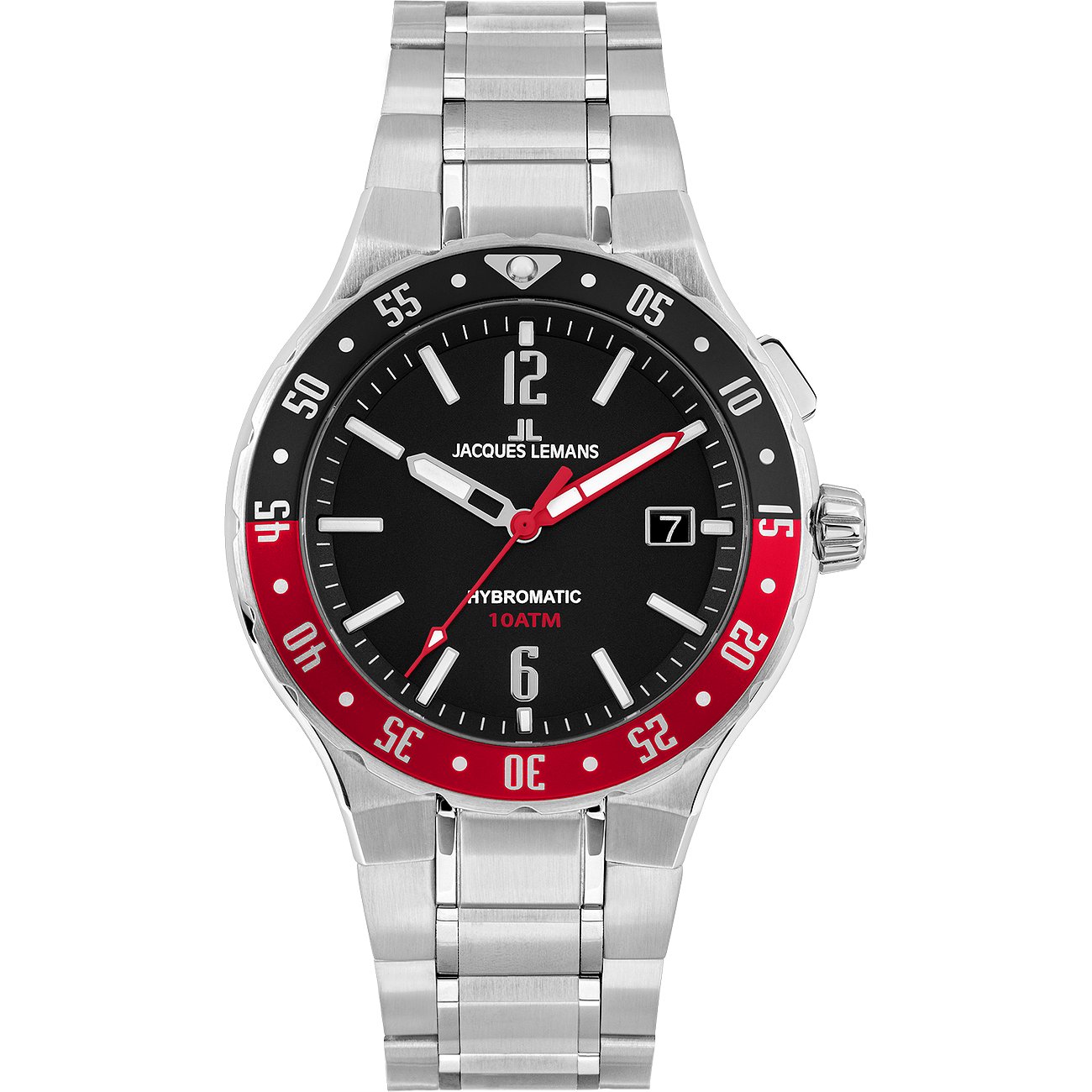 Jacques Lemans Herrenuhr Hybromatic 1-2109F