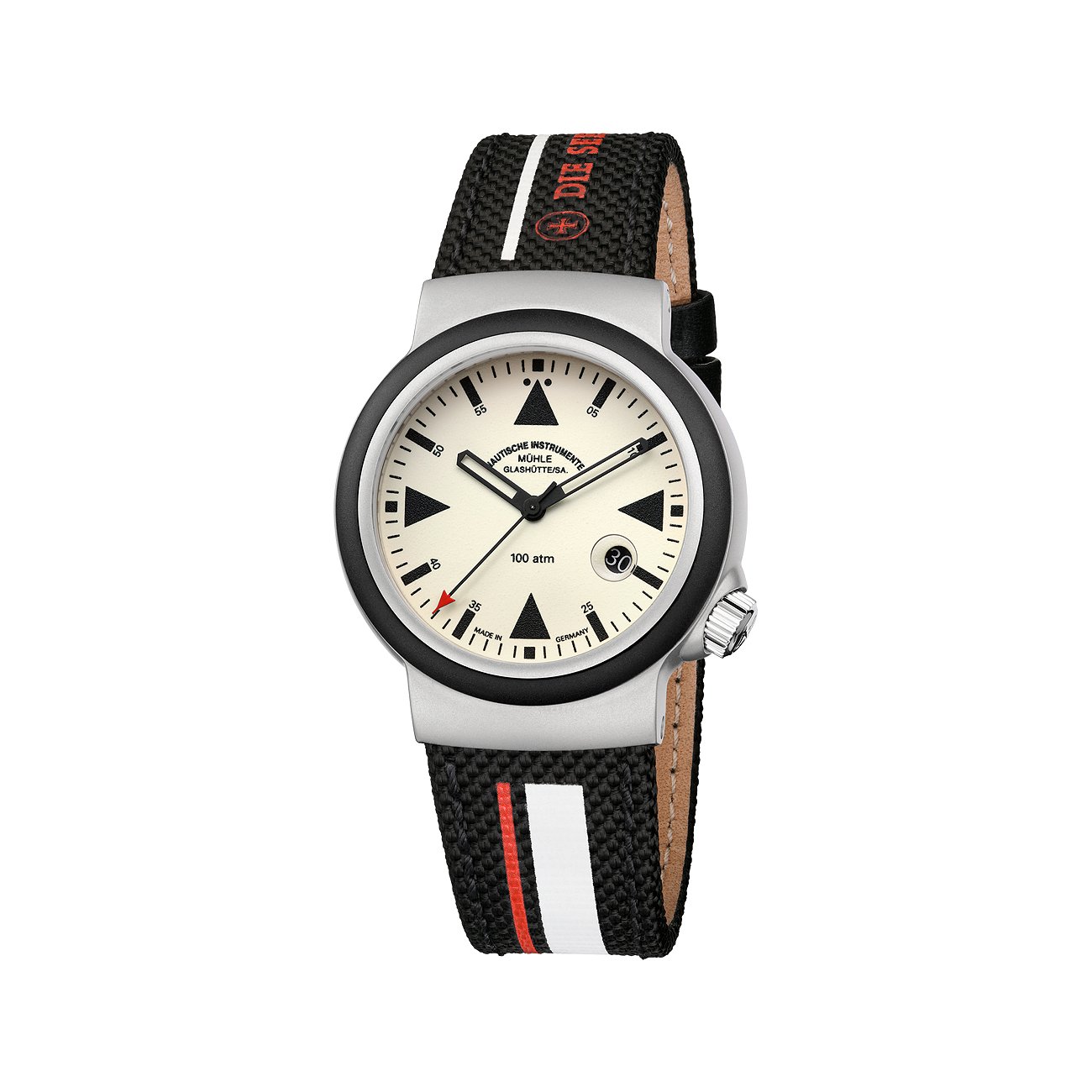 Mühle-Glashütte Taucheruhr Einsatzuhren S.A.R. Rescue-Timer LUMEN M1-41-08 CB