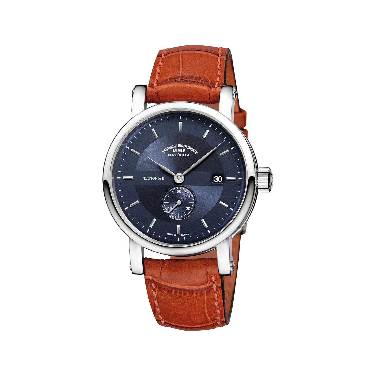 Mühle-Glashütte Herrenuhr Teutonia II Kleine Sekunde M1-33-42 LB
