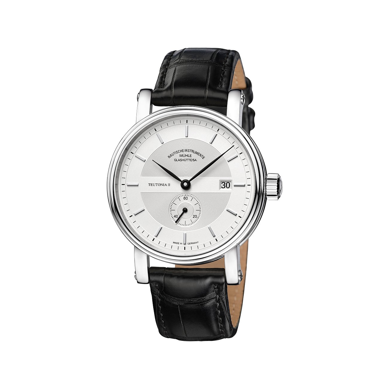 Mühle-Glashütte Herrenuhr Teutonia II Kleine Sekunde M1-33-45 LB