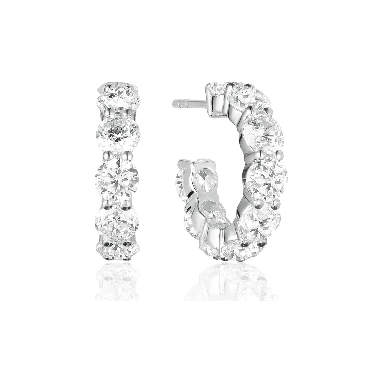 Sif Jakobs Jewellery Creolen SJ-E42115-CZ-SS