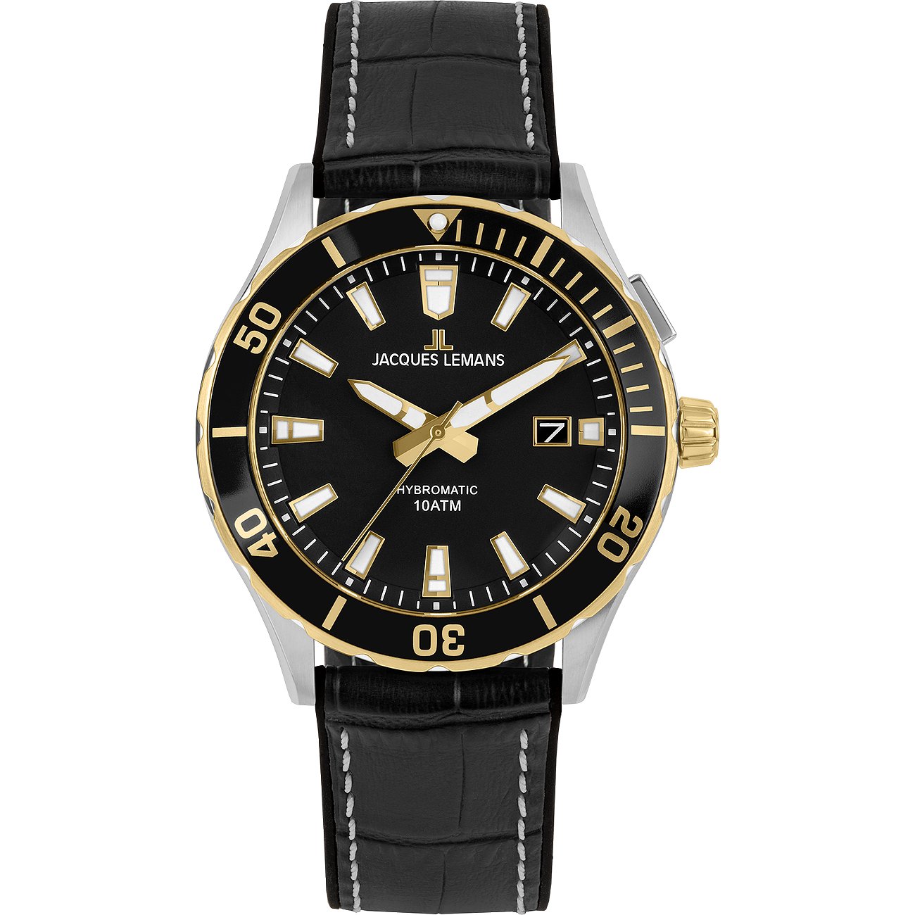 Jacques Lemans Herrenuhr Hybromatic 1-2131C