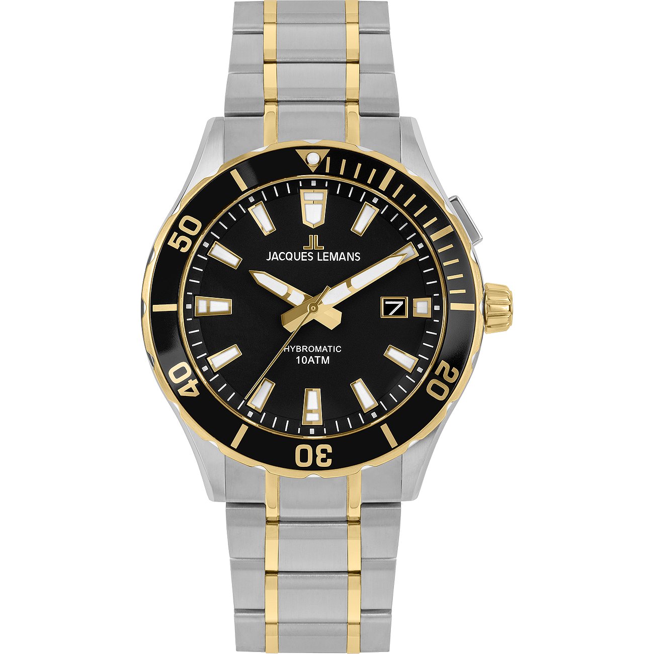 Jacques Lemans Herrenuhr Hybromatic 1-2131F