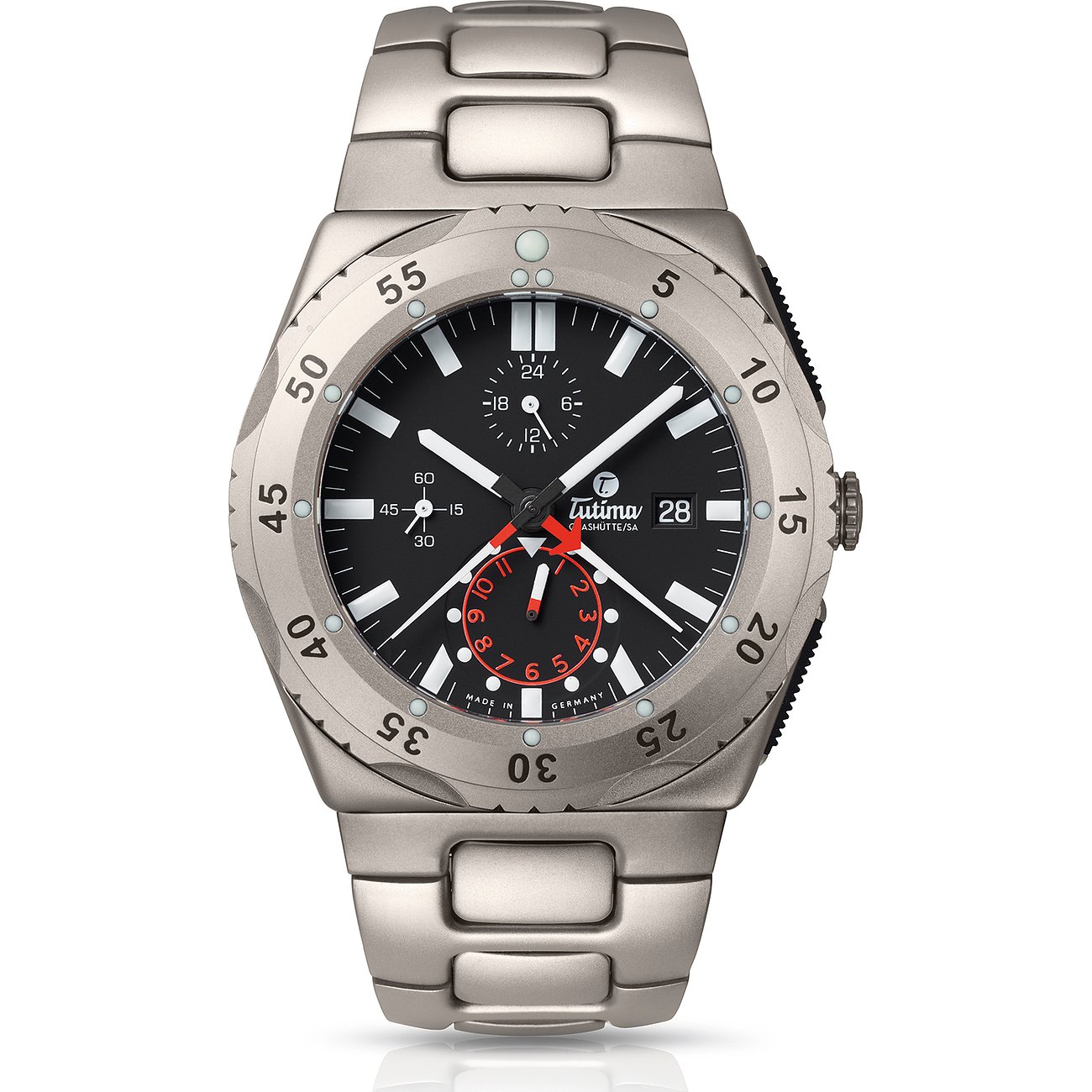 Tutima Glashütte Chronograph M2 Pioneer Chronograph 6451-03