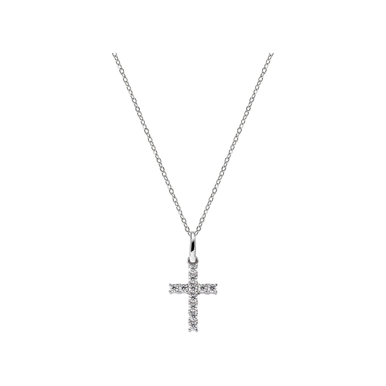 Amen Halsschmuck aus 925er Silber mit Zirkonia.