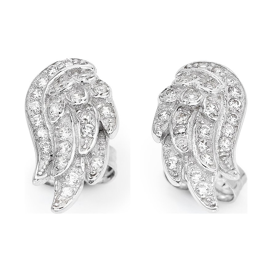 Amen Boucles d'oreilles à fermoir à poussette EW 925 Argent