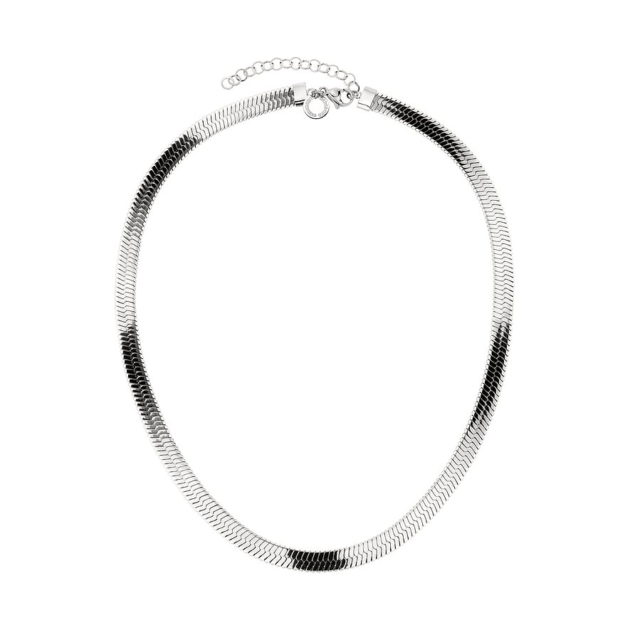 Collana Liebeskind Berlin In Acciaio Inox IP Oro Rosa Con Ciondolo A Goccia - 45 Cm - Regalo Donna