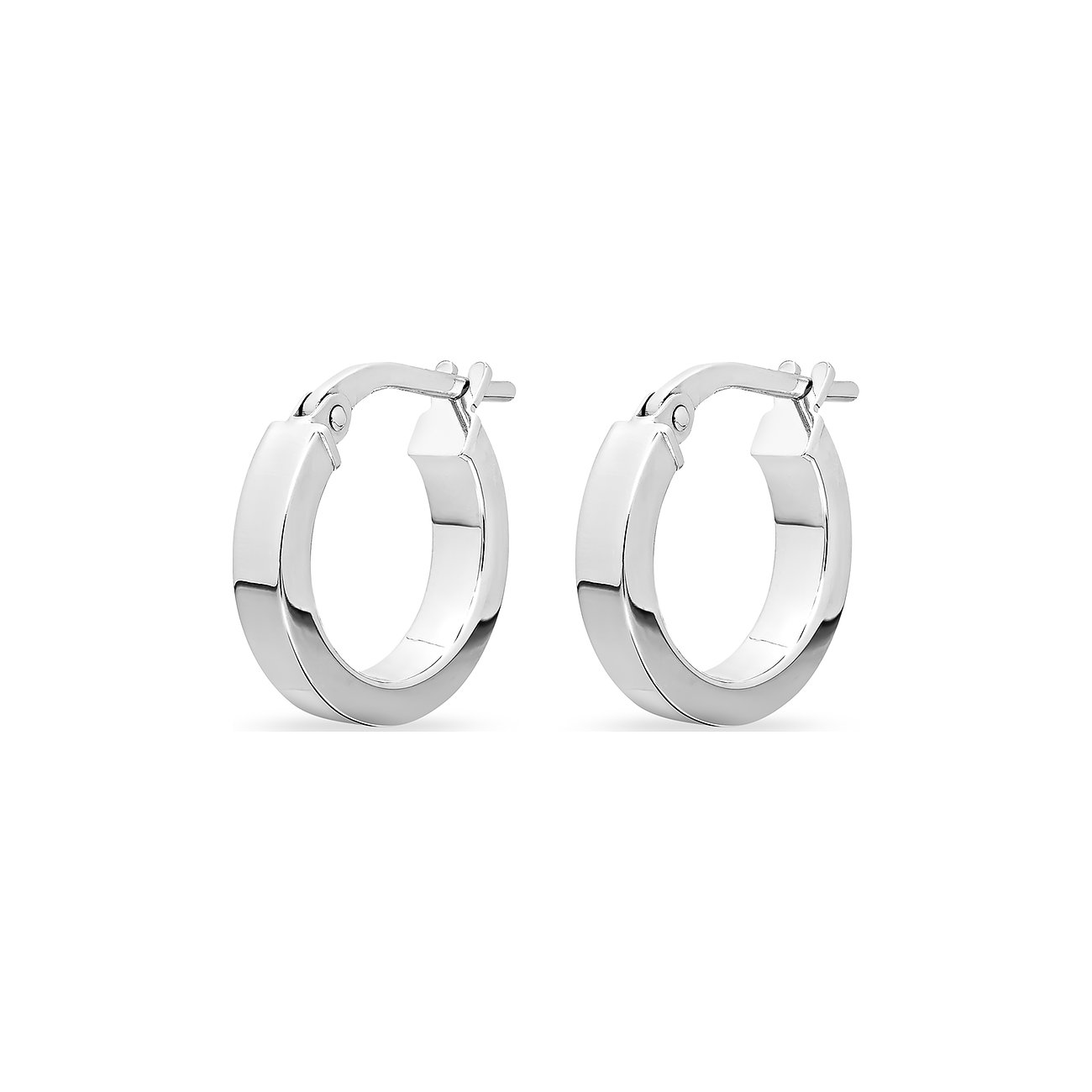 FAVS øreringe af 925 sterling sølv, poleret.