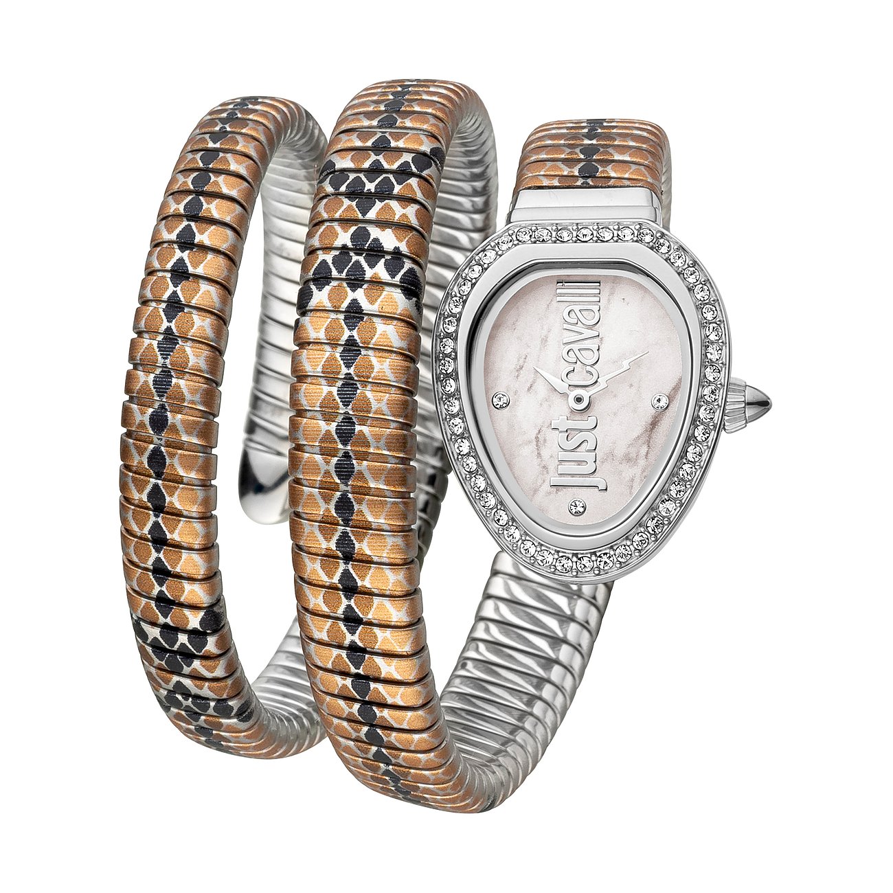 Montre Analogique Montre Bracelet Serpent Femme Just Cavalli