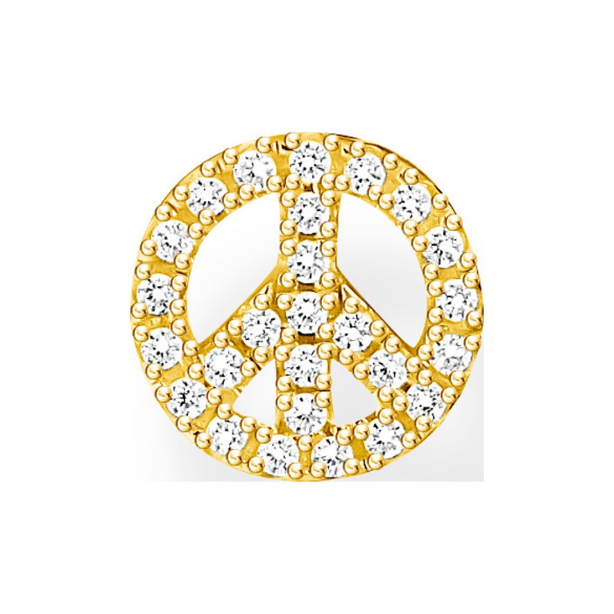 Thomas Sabo Boucle d'oreille unique Charming H2218-414-14 925 Argent
