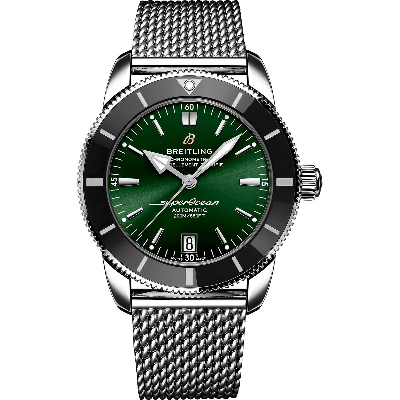 Breitling Herrenuhr Superocean Héritage II B20 Automatic 42 AB2010121L1A1