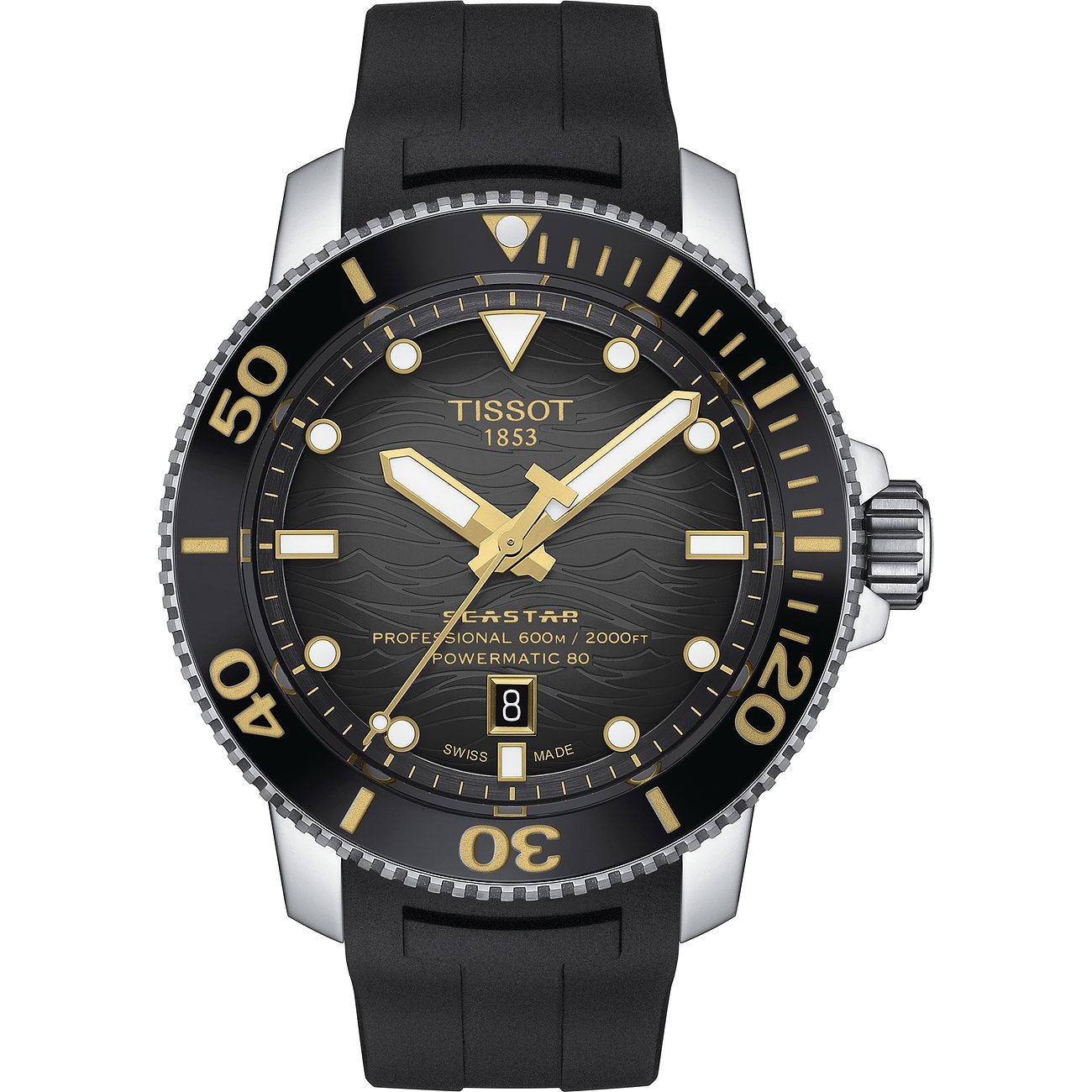 Tissot Herrenuhr Seastar 2000 Professional Powermatic 80 T1206071744101