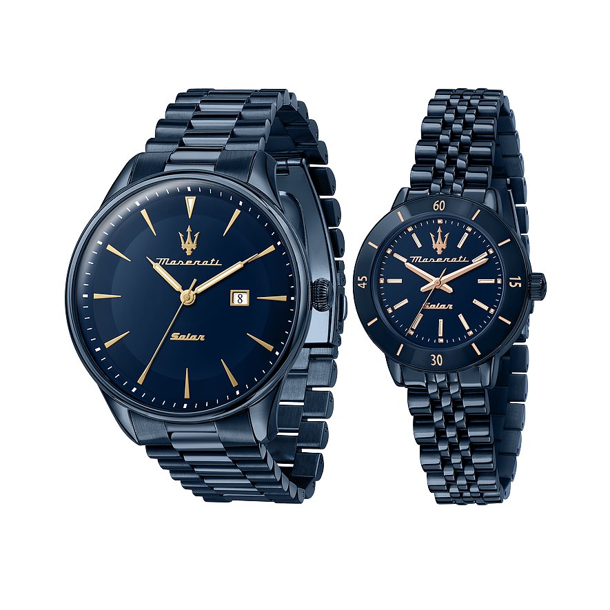 Maserati Set de montres Solar Blue R8853149002